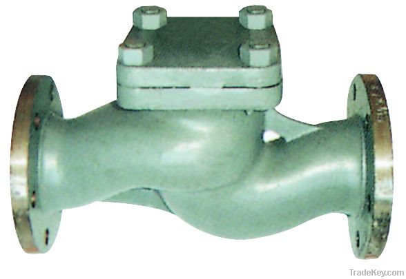 marine cast steel flanged check valve