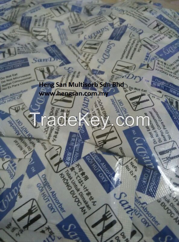 Oxygen Absorber, Silica Gel, Clay Desiccant