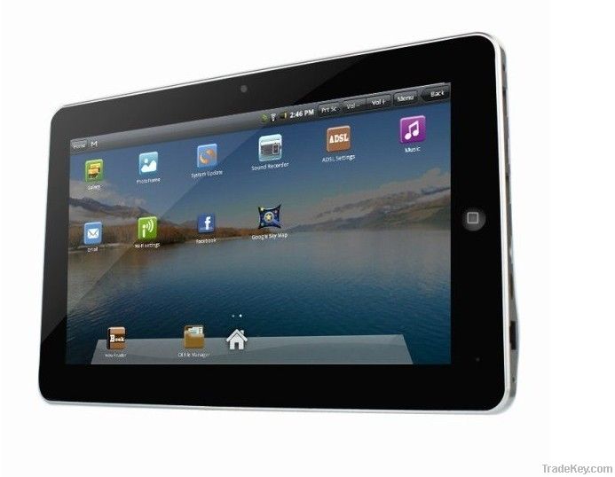 10 inch tablet PC with Andriod 2.2, 4GB flash, 512MB ddr, WIFI, GPS