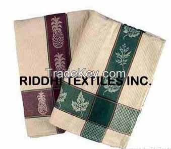 Jacquard Kitchen Towel and Dish Cloth