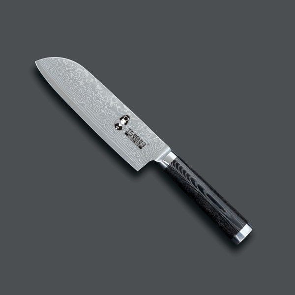 Great quality and new fashion micarta handle Damascus santoku knife