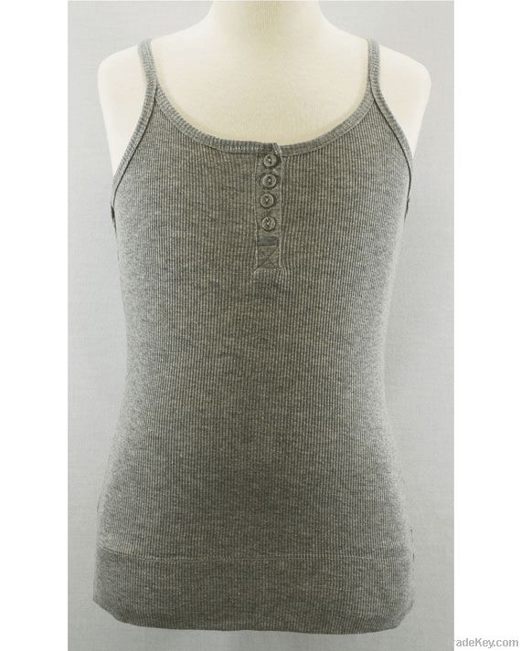 Grey Girl's Tank Top (7-13)