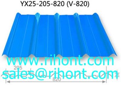 corrugated steel sheet for roof