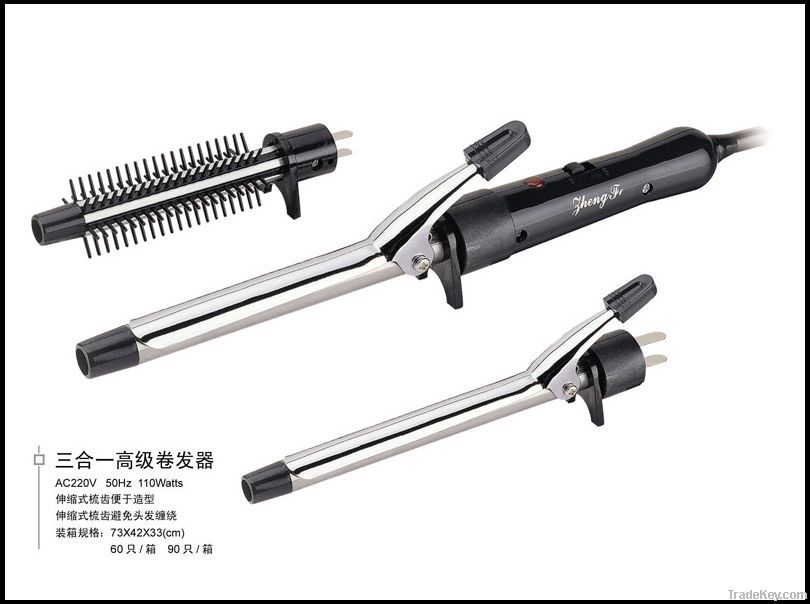 Professional Hair Curler ZF-Three in one