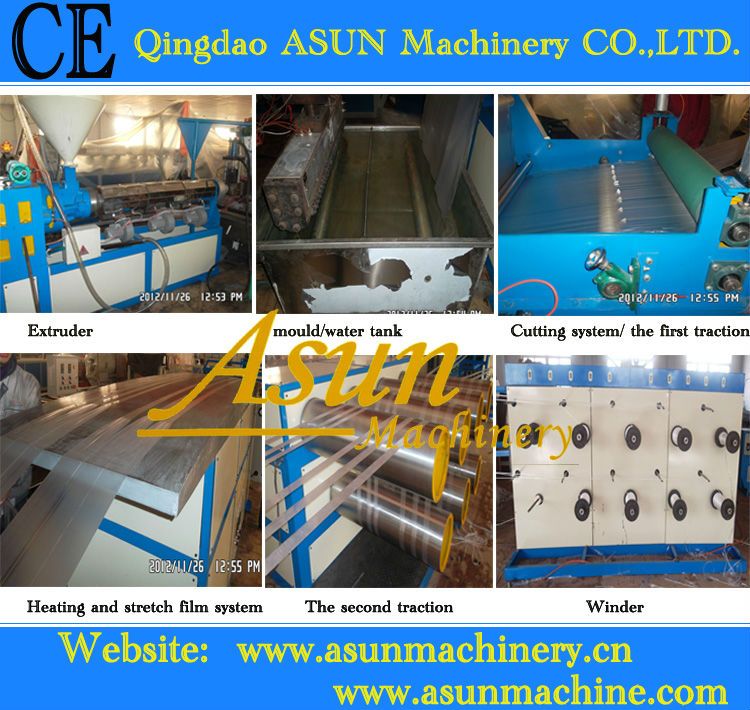 PP rope making plastic machine/PP rope machine