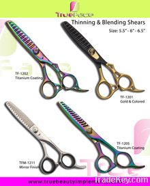 Hair thinning scissor