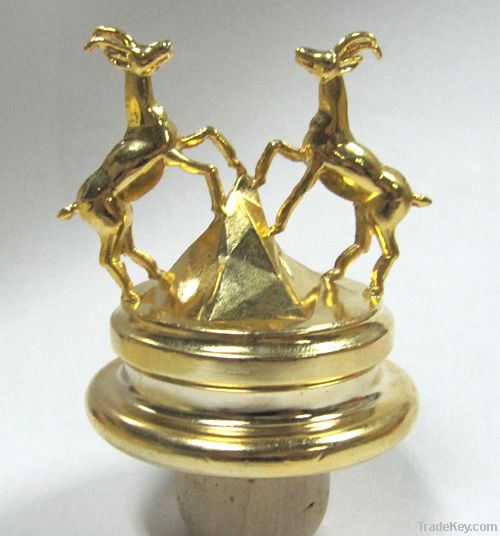 Deer bottle stopper