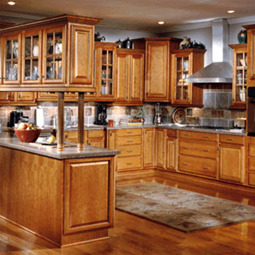 Cherry/Oak  Kitchen Cabinets