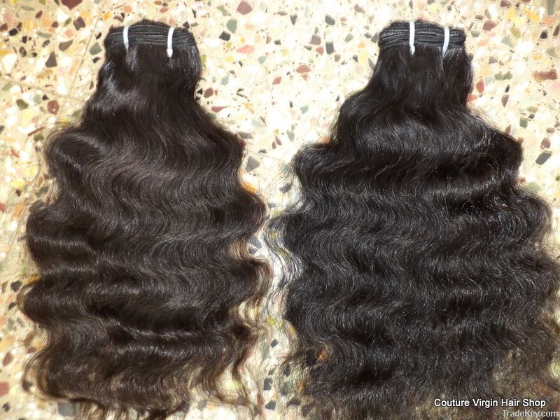 Body wavy machine weft