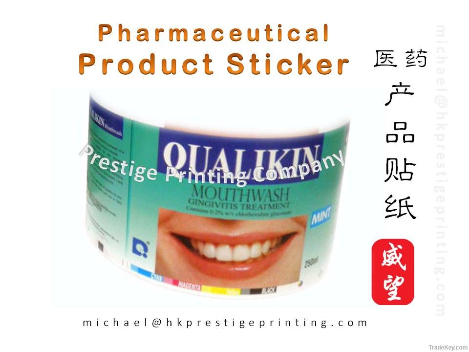 Pharmaceutical Packaging Label