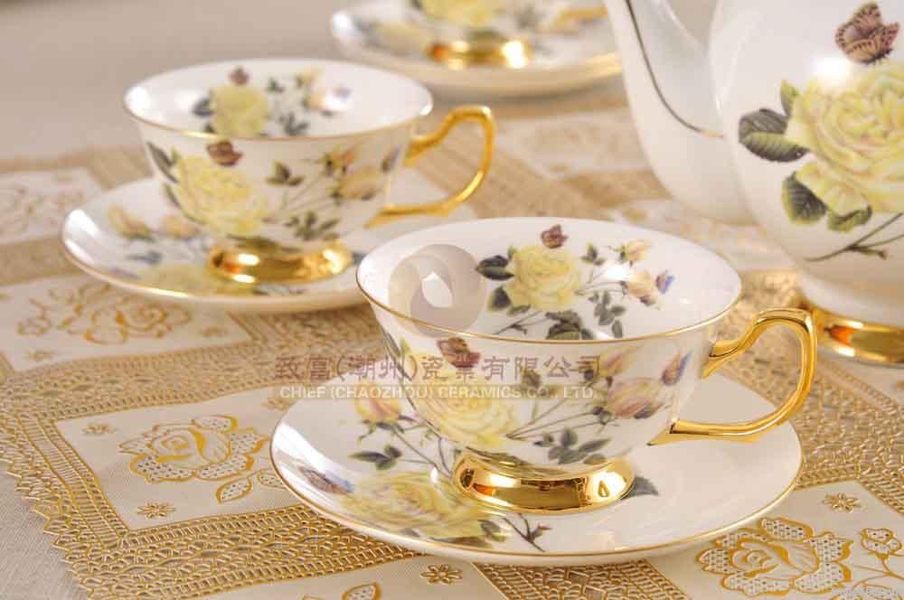 Elegant Roses Cup &amp; Saucer