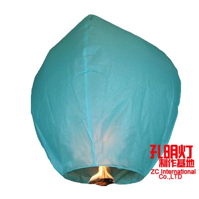 Blue sky lantern, wish lantern for Birthday, Wedding and Christmas