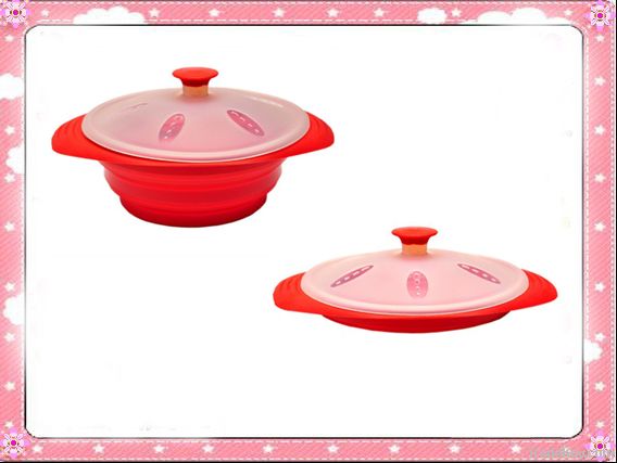 Hot-sell silicone collapsible steamer