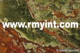 multi green onyx tiles