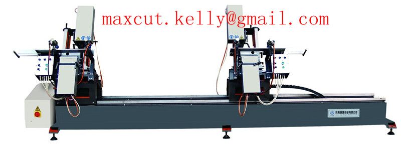 Upvcc window  Double-head automatic water slot milling machine