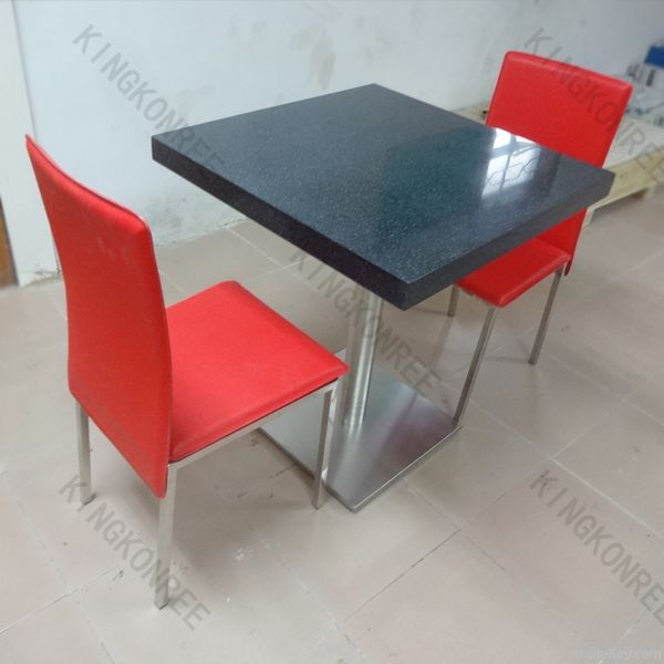 Kingkonree manufacturer solid surface restaurant dining table