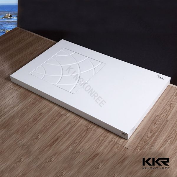 Artificial Stone Solid Surface Acrylic Shower Tray