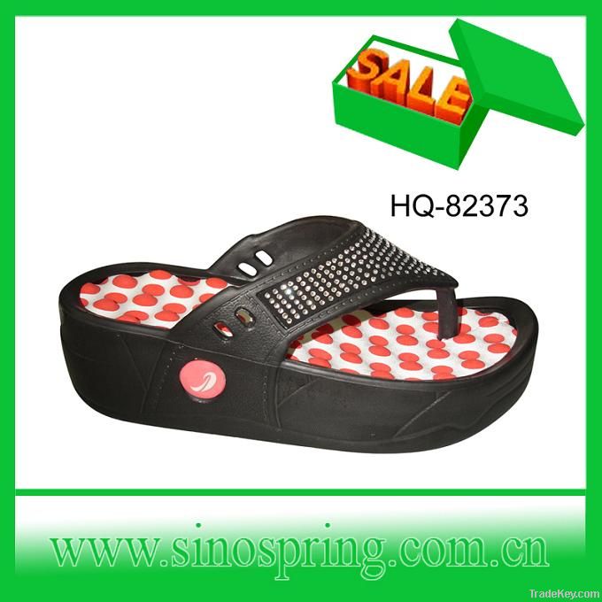 new style fashion black women's flip flop/slipper