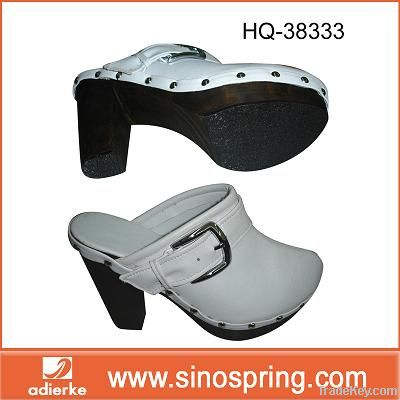 women fashion high-heel clog shoes