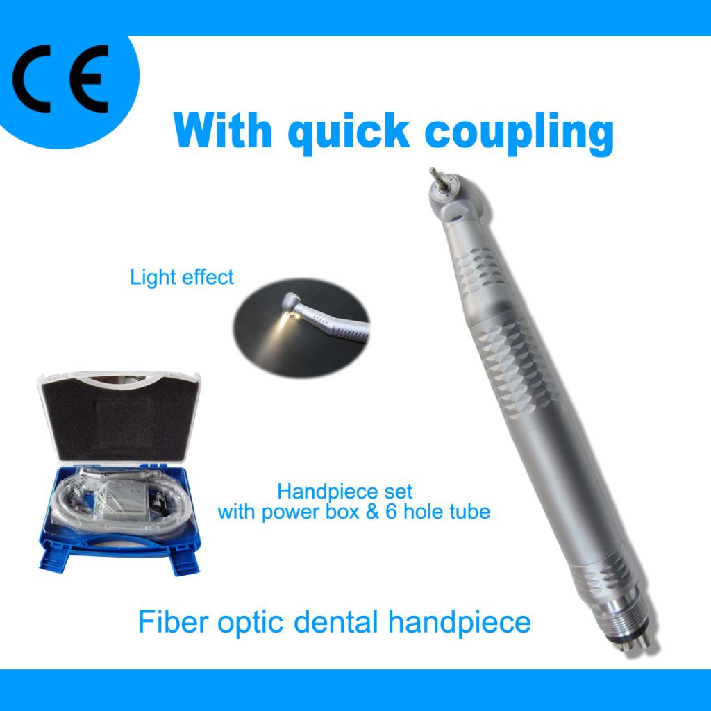 E-generator LED high speed push button dental handpiece