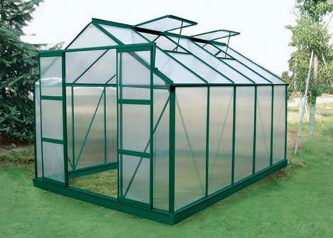 DIY Green Houses Kit With Vents and Sliding Doors