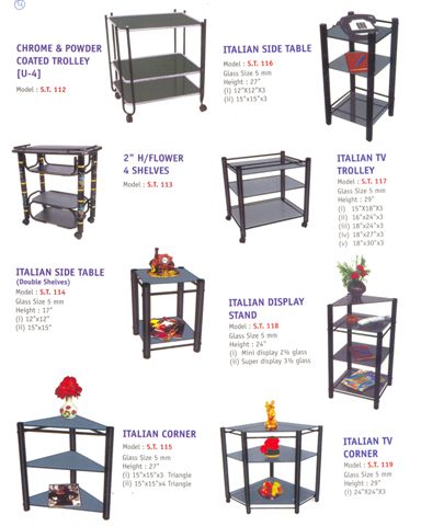 Centre Table,Corner Table, Glass Top Table, Italian Table