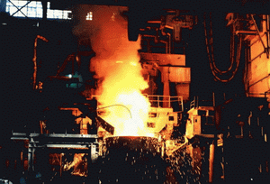 Medium frequency induction furnace