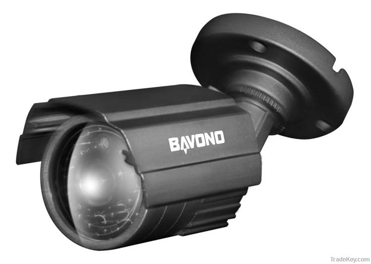 Color CCD IR Bullet Camera with 24 IR LEDs