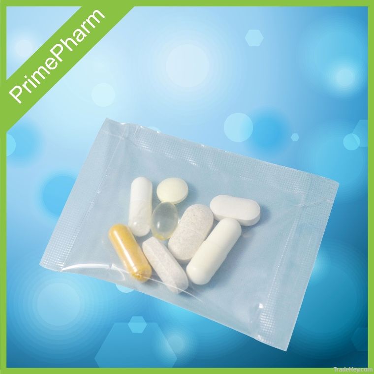 single-serve pouch Vitamin D Calcium tablet