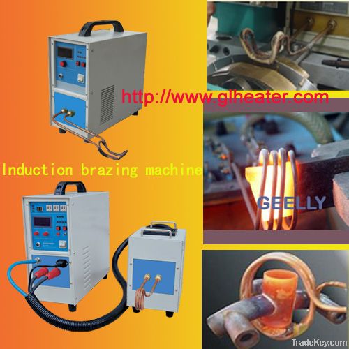 HF induction brazing diamond saw machine 15kva, 25kva/30-80khz