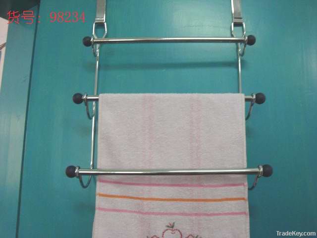 Metal Overdoor Towel Rack