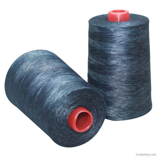 Indigo sewing thread