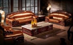 A1 Genuine Leather Sofa