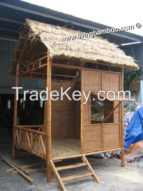 Bamboo gazebos for outdoor living, feeling fresh with nature