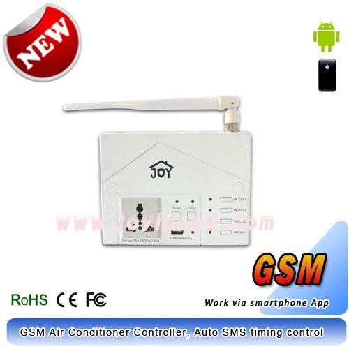 GSM Air Conditioner Controller, support quad band, SMS timing control via smartphone APP