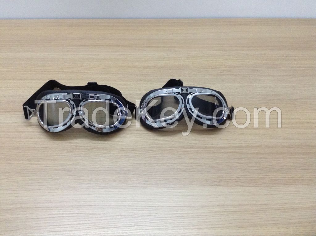 motorcycle half helmet goggles