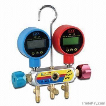 Manifold with Digital Gauges