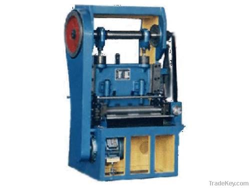 Expanded metal mesh machine