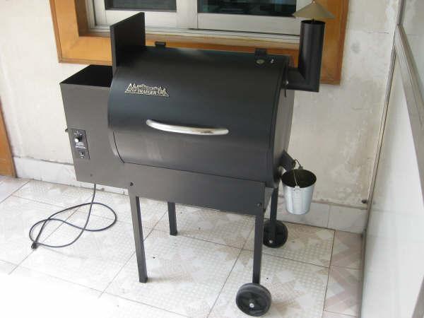 wood BBQ oven