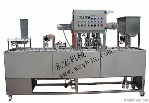 cup washing filling sealing machine