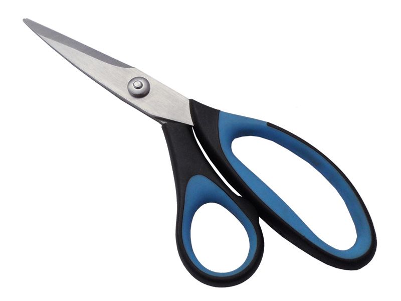 Kitchen Scissor,PP and Rubber Handle Scissor,Printed Scissors,MultiColor Scissor