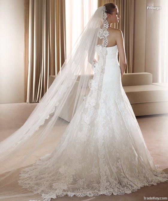 Lace bridal dress F015