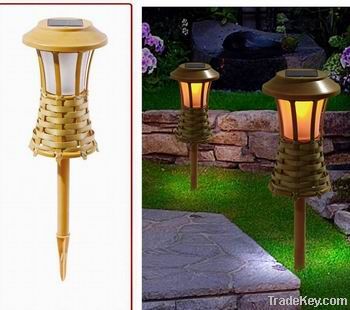 Solar Bamboo Light