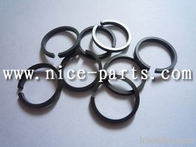 Plastic piston ring