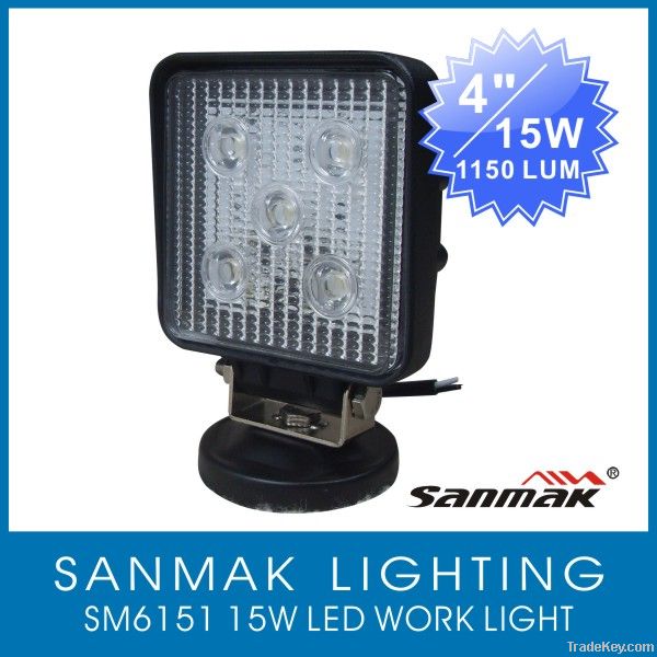 15W LED truck/vehicle/offroad/work/driving light