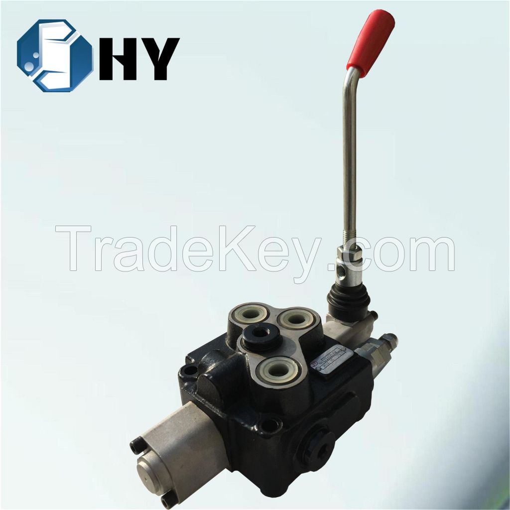 3 Spool Hydraulic Directional Control Monoblock Valve Handle for Dump Truck Trailer