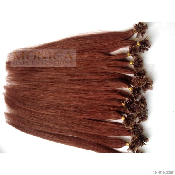 Keratin bonded hair extensions