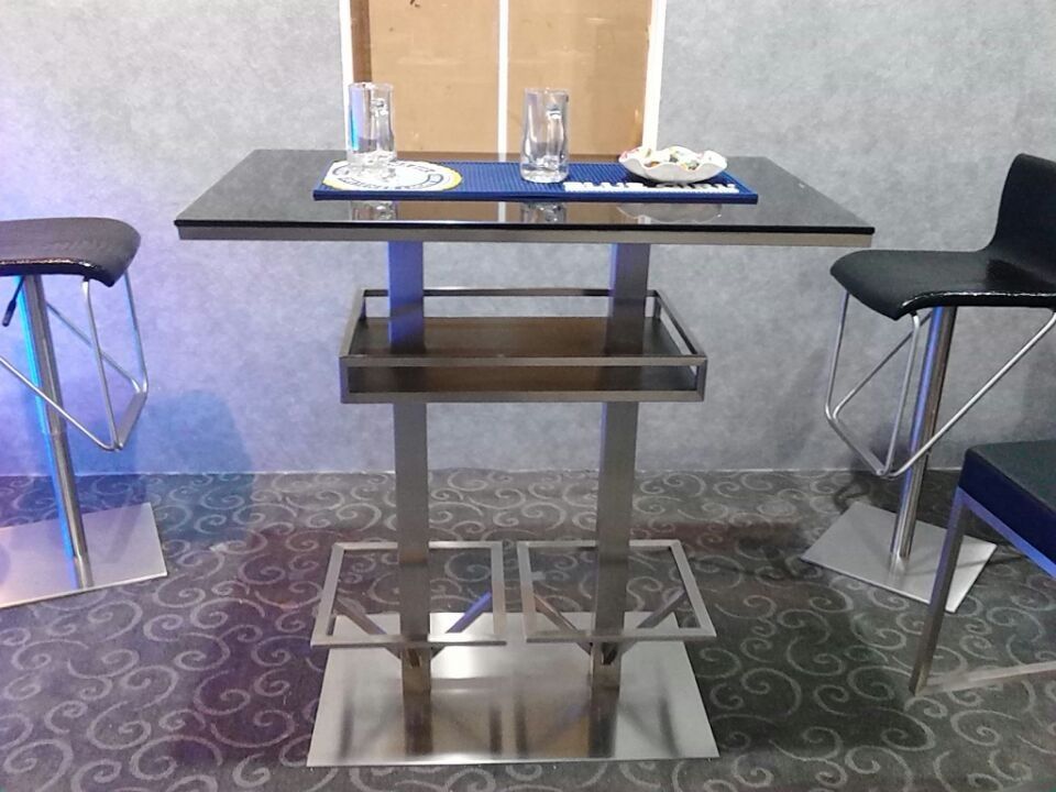 Brushed Stainless Steel Bar Stool bar table