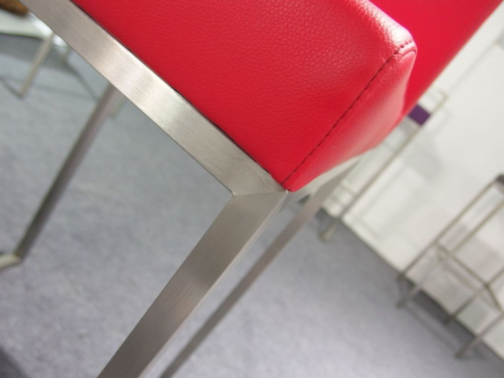 Brushed Stainless Steel Bar Stool