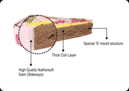 Rubberised Coir Premium Mattress Patented